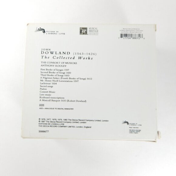 John Dowland Collected Works The Consort of Musicke Anthony Rooley 12 CD Set - Picture 6 of 9